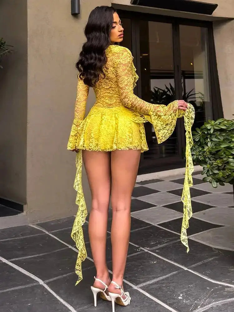 JULISSA MO Sexy Deep V-neck
