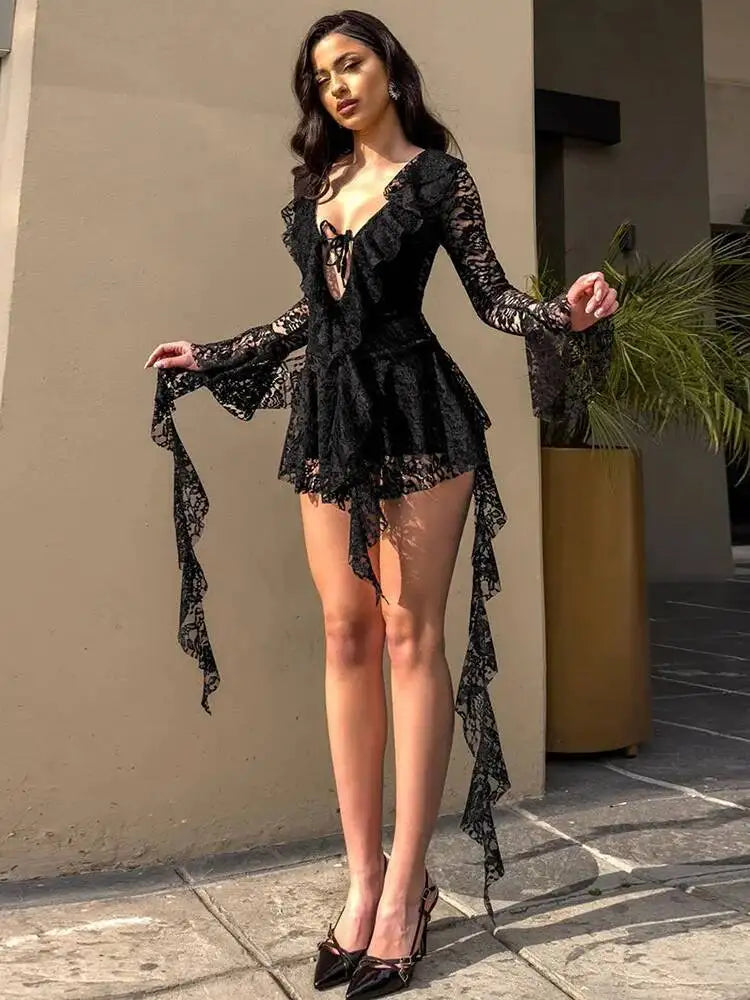 JULISSA MO Sexy Deep V-neck